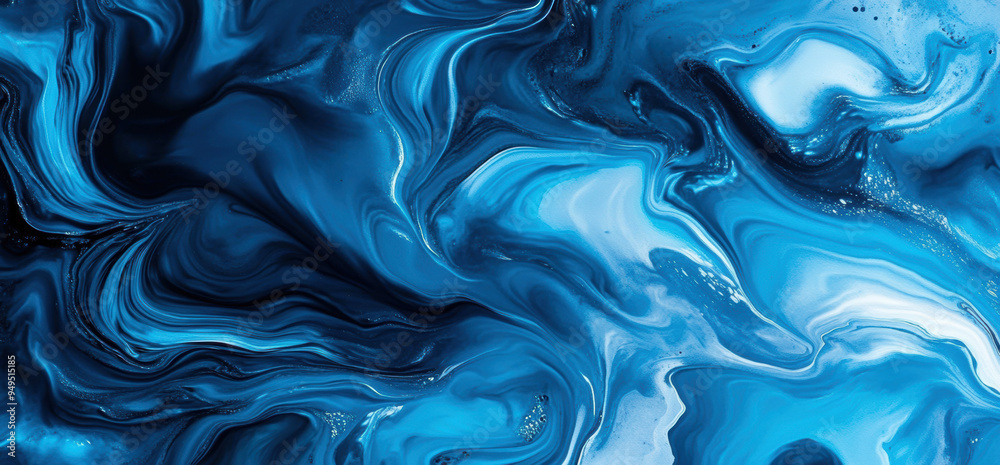 Blue Abstract Art. Blue Abstract Art.