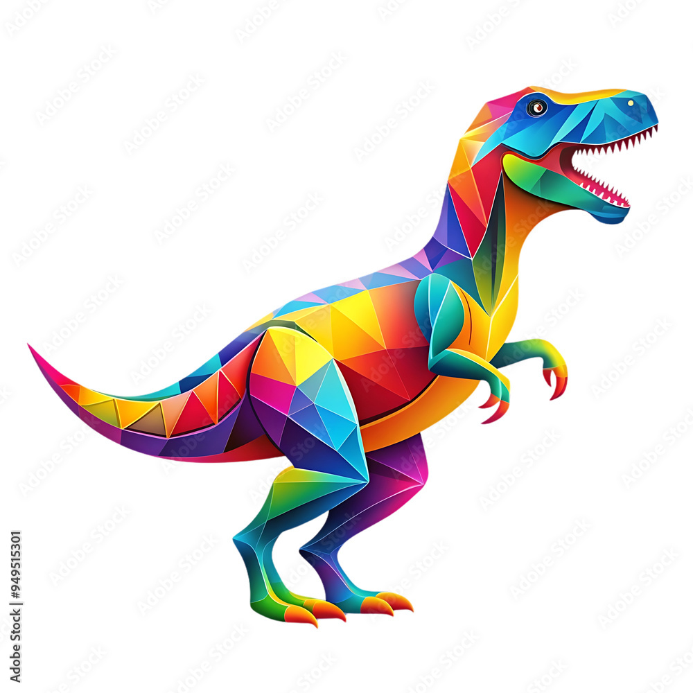 Fototapeta premium Dinosaur transparent background, png