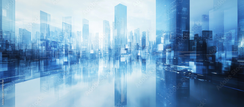 Digital Cityscape. Digital Cityscape.