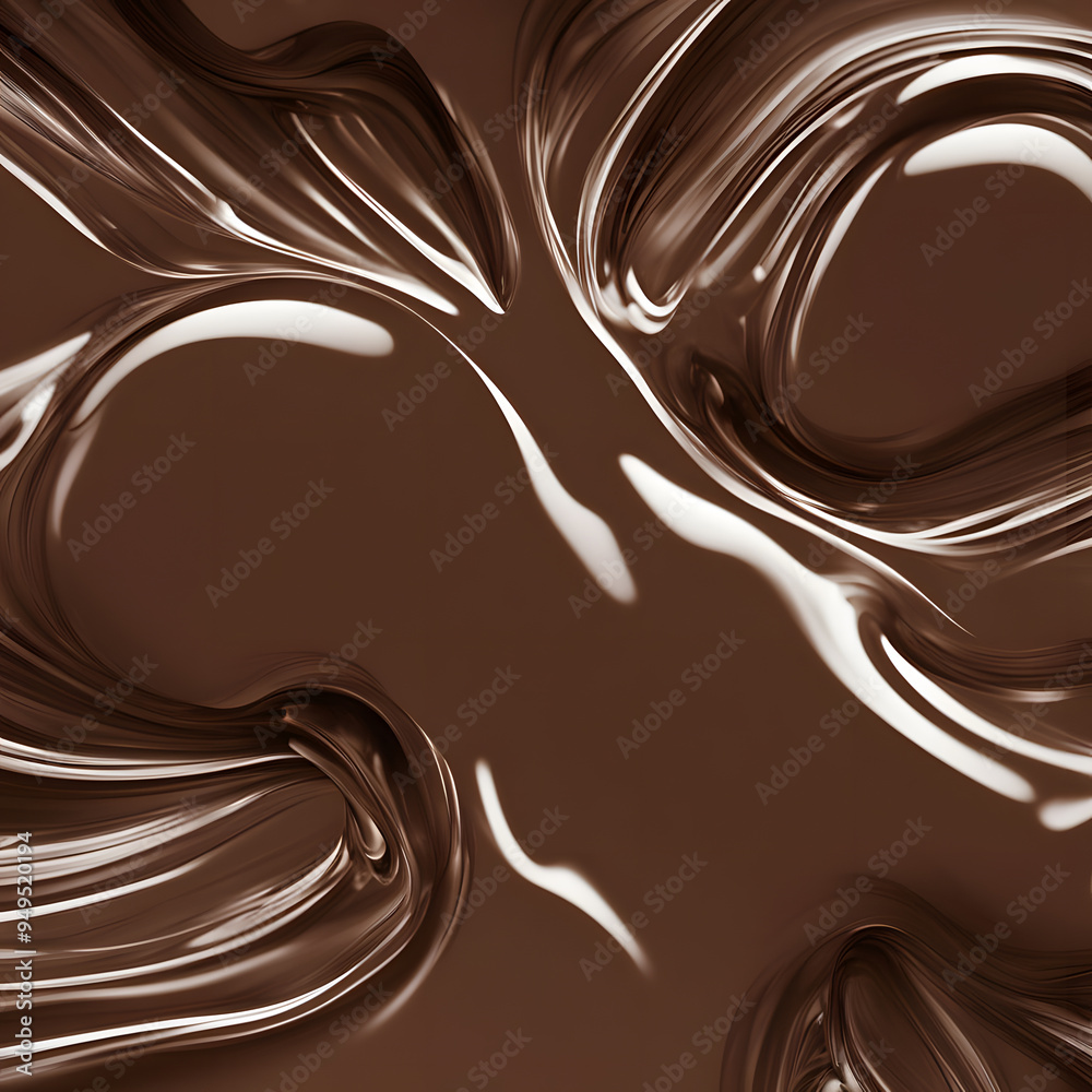 melted chocolate dripping