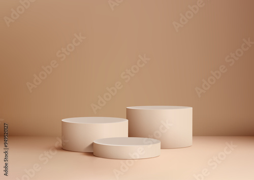 Elegant 3D Scene Featuring ...
