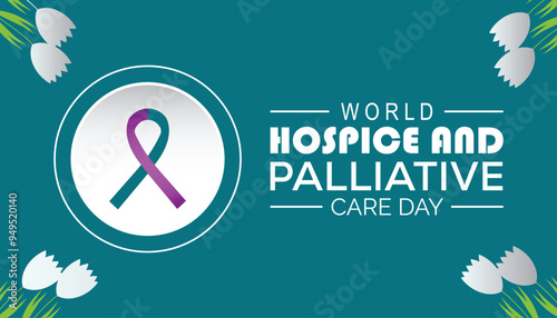 World Hospice and Palliative Care Day is observed every year on October. Medical Healthcare Awareness concept. background, placard, banner template Vector illustration design.