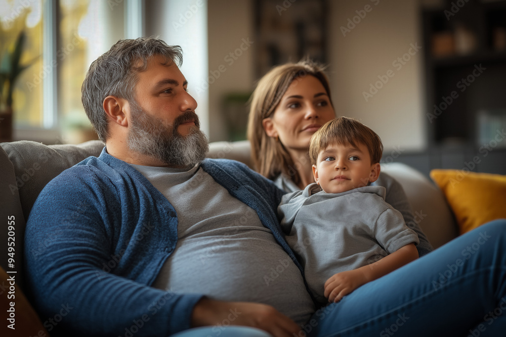 Obraz premium Obese Family