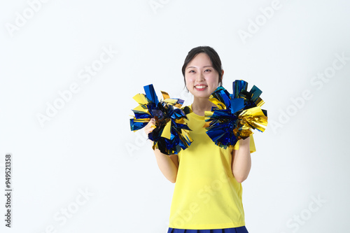 笑顔のチアガール