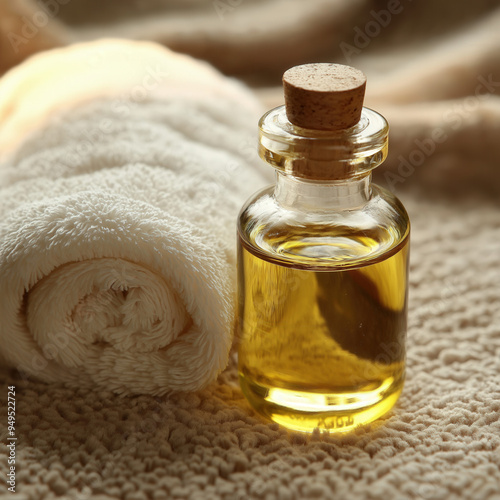Spa Oil Isolated