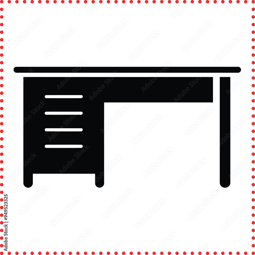 Minimalist Workspace Interior Design with Black and White Computer Table, Modern Office Concept for Productivity and Efficiency Minimalist Workspace Interior Design with Black and White Computer Table, Modern Office Concept for Productivity and Efficiency