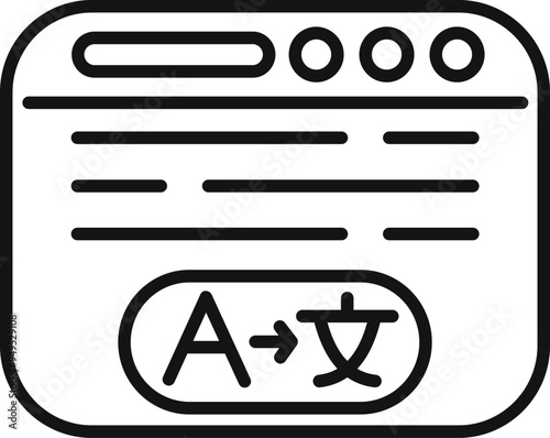Website page is translating text from english to chinese, online language translator