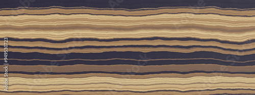 Geological subsurface. Layered of rock and organic strata. Geologic cross section.
