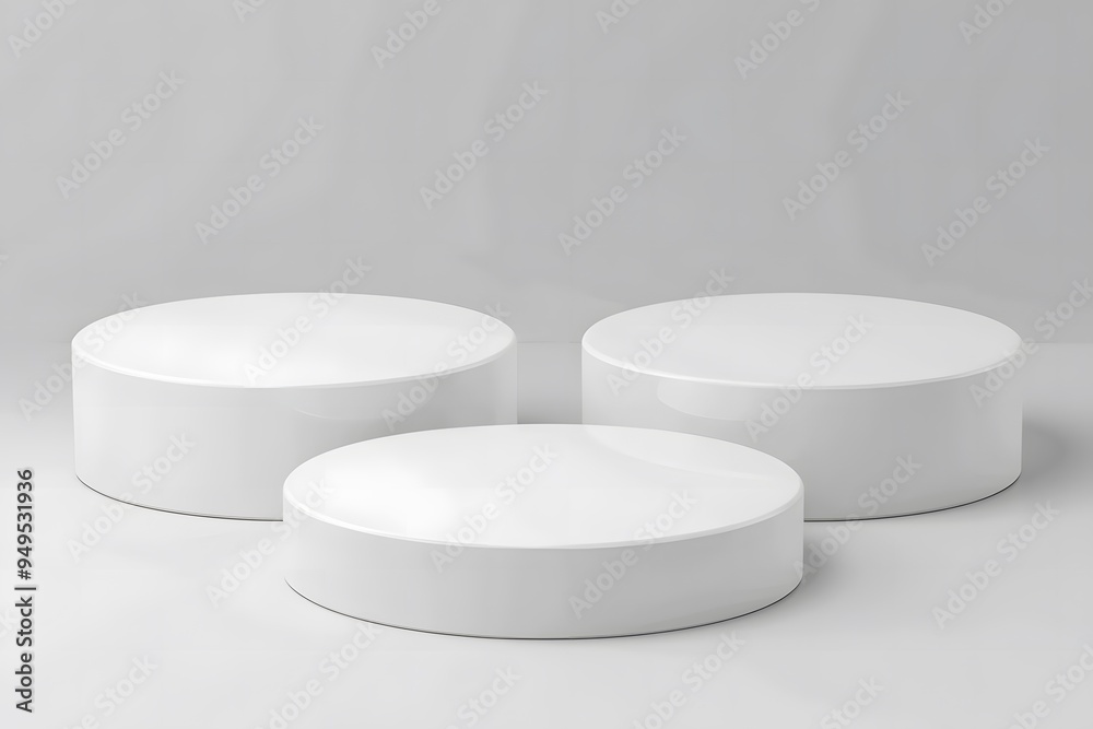 Elegant White Product Display Elegant White Product Display