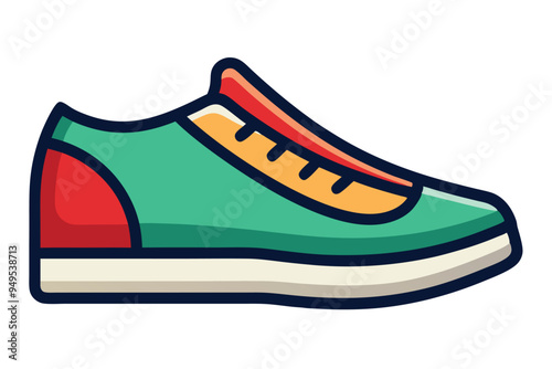 unique shoes and  boots icon vector illustration 