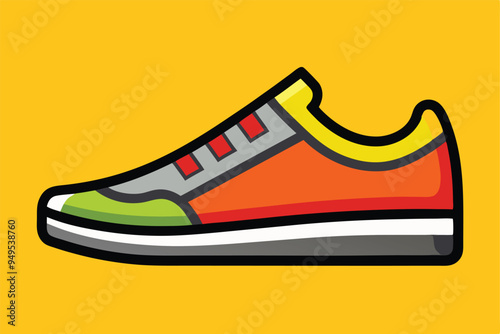 unique shoes and  boots icon vector illustration 
