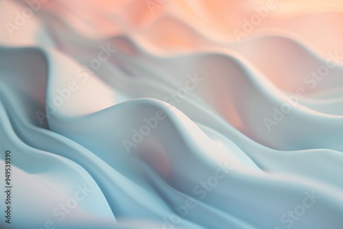 Wallpaper Mural A white and pink background captured in a blurry style, Smooth gradients blend seamlessly into one another, creating a harmonious texture Torontodigital.ca