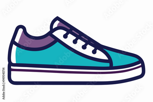 unique shoes and  boots icon vector illustration 