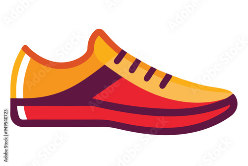 unique shoes and  boots icon vector illustration 