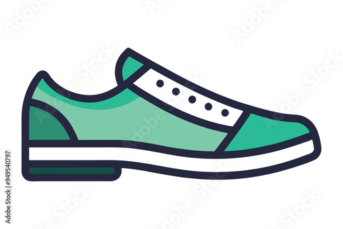 unique shoes and  boots icon vector illustration 