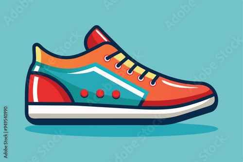 unique shoes and  boots icon vector illustration 