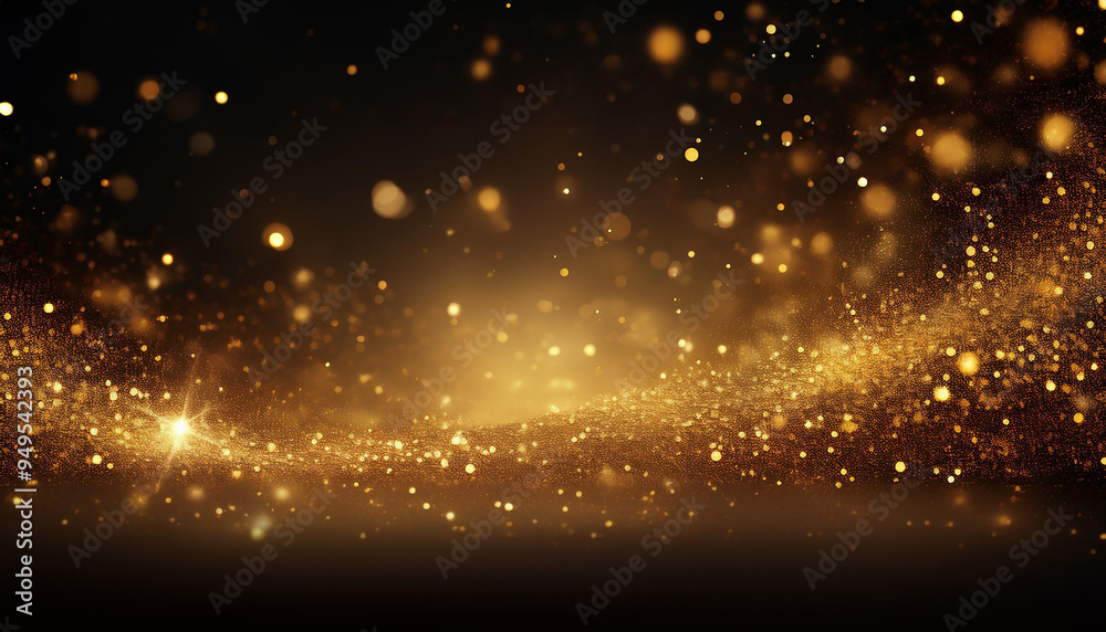 Obraz premium 光 キラキラ パーティクル 美しい