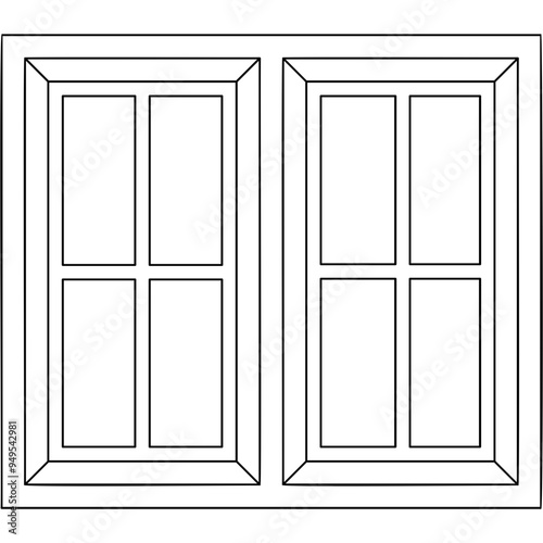 Wooden Window Icon