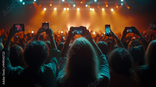 crowd of people dancing at concert