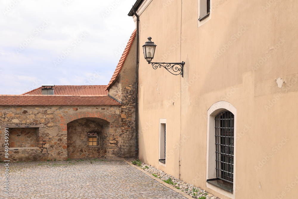 Fototapeta premium Blick in die Altstadt von Cham im Bayerischen Wald