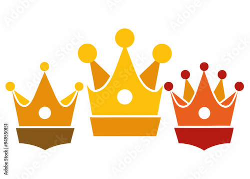 crown, vector, crown icon set