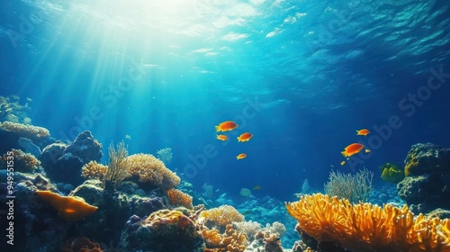 Wallpaper Mural Underwater Paradise Torontodigital.ca