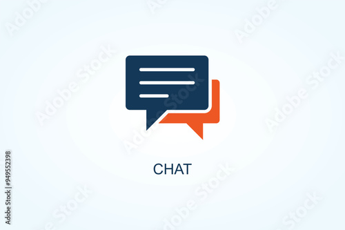 Chat Vector Or Logo Sign Symbol Illustration