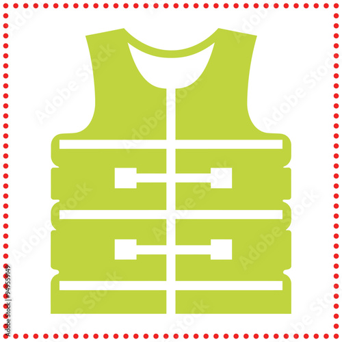 Set of Detailed Silhouettes Showing Colorful Safety Vests, Essential Gear for Outdoor Work and Construction
