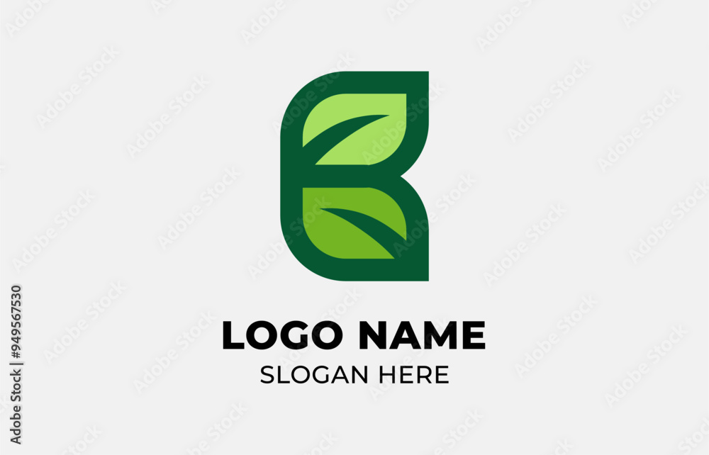 Logo Leaf symbols and Letter B. Template design Nature, tree, go green and growth concept with icon. Editable file Logo Leaf symbols and Letter B. Template design Nature, tree, go green and growth concept with icon. Editable file