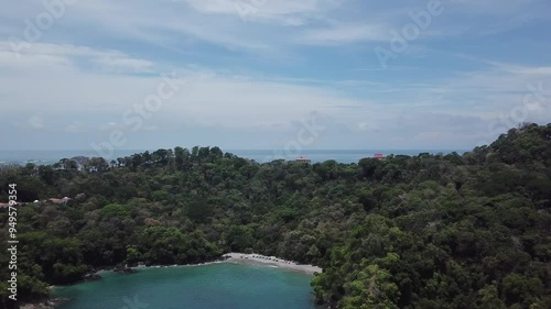 Wallpaper Mural Aerial parallax shot of a hidden private beach near Manuel Antonio, Costa Rica Torontodigital.ca