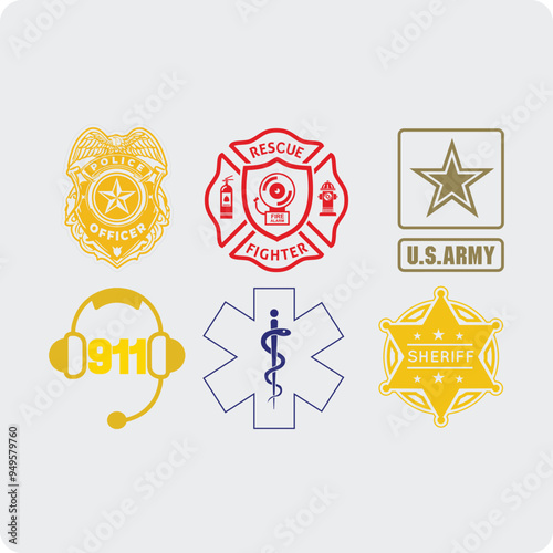 First Responders Hero Flag Nurse , EMS ,  Police , Firefighter, Military ,  corrections T-shirt design