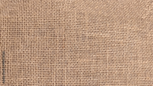 Close up burlap texture for background. Detail close up for dress or other modern fashion textile print. Beige textured design.