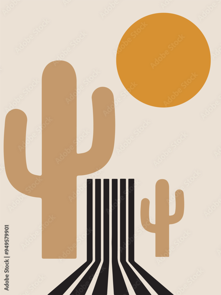 geometric shape and abstract succulent art decoration geometric shape and abstract succulent art decoration