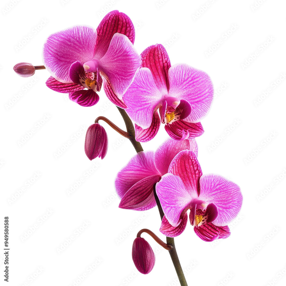 Vibrant Orchid Flowers Isolated on Transparent Background, Suitable for Elegant Floral Designs and Romantic Settings Vibrant Orchid Flowers Isolated on Transparent Background, Suitable for Elegant Floral Designs and Romantic Settings