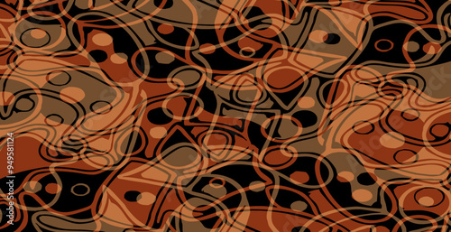 Abstract pattern. Illustration for printing on wall decorations. For use in graphics.