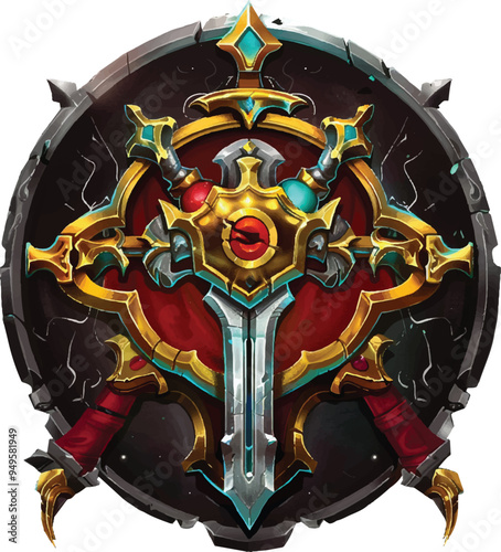 coat of arms with sword