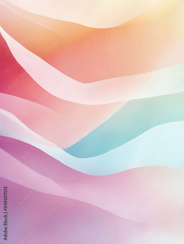Obraz premium Multicolored pastel abstract background.Gentle tones paper texture. Light gradient. The colour is soft and romantic.