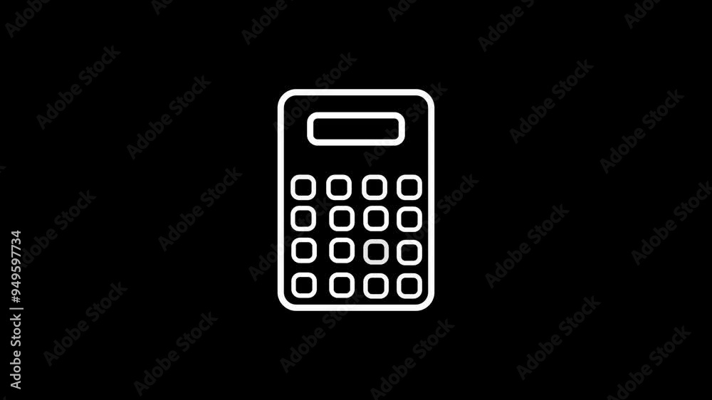 Animated Calculator Icon Animated Calculator Icon