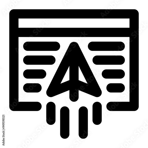 page speed, performance, uptime, optimization, digital marketing outline icon