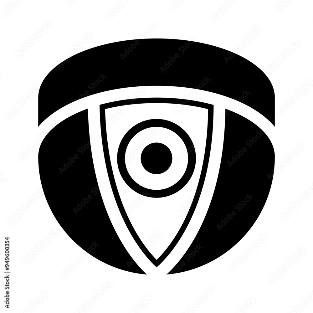 black and white shield black and white shield