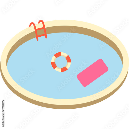 Swimming Pool Illustration