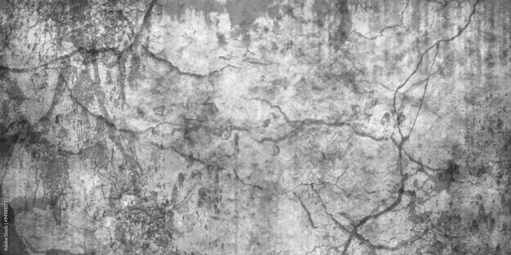 Fototapeta premium Grunge texture background design with metal texture scratches and cracks, abstract black and white texture of concrete wall old vintage rustic dirty messy grunge overlay distress monochrome design.