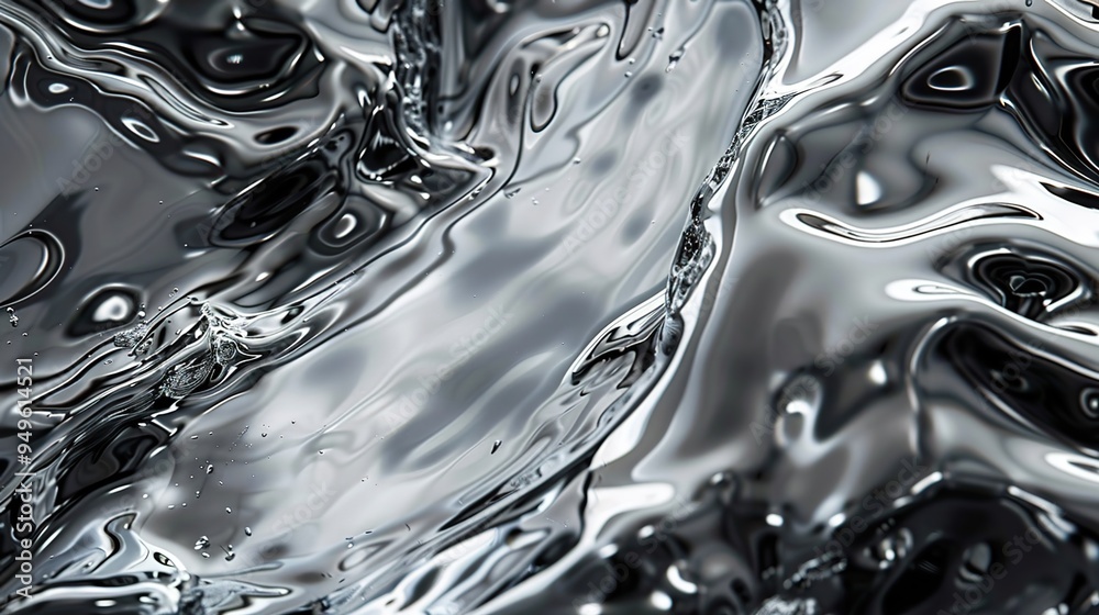 liquid metallic texture wallpaper
