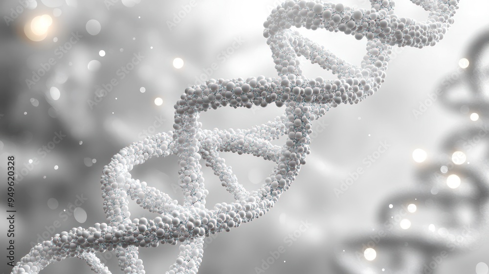 Abstract DNA Helix Structure Abstract DNA Helix Structure