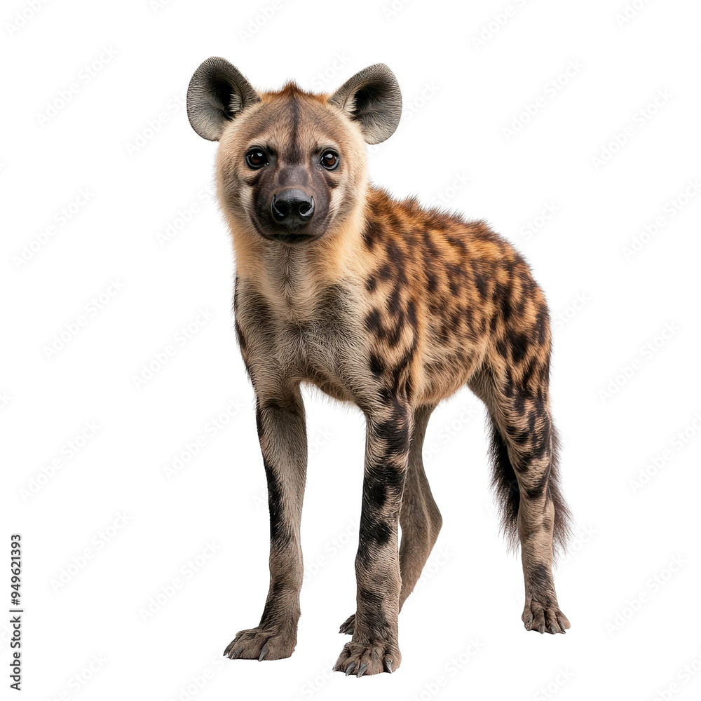 Hyena solated on a white background as transparent Hyena solated on a white background as transparent