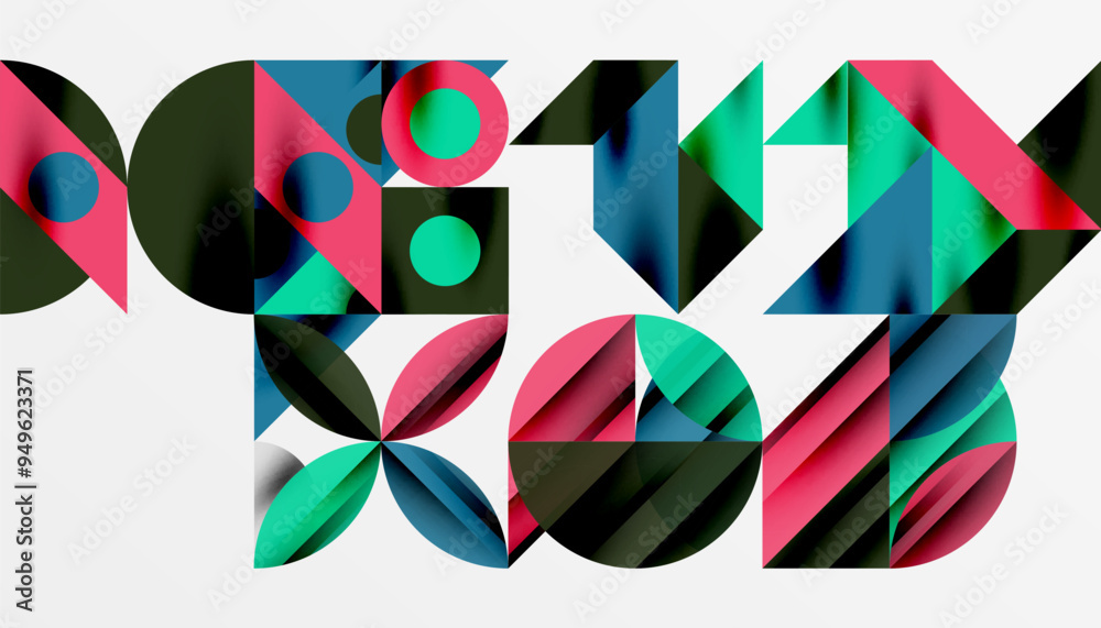 Neo memphis geometric pattern with circles, squares and lines. Pop art abstract background for covers, banners, flyers and posters and other templates Neo memphis geometric pattern with circles, squares and lines. Pop art abstract background for covers, banners, flyers and posters and other templates