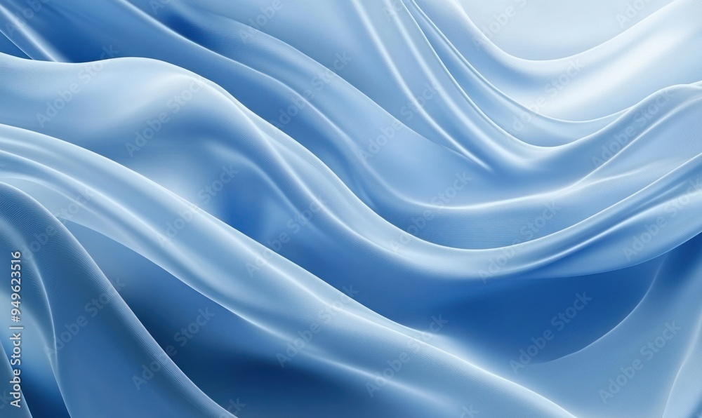 Blue wavy abstract background with gentle curves and smooth transitions. Blue wavy abstract background with gentle curves and smooth transitions.