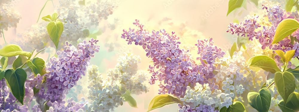Springtime Lilac Display Springtime Lilac Display