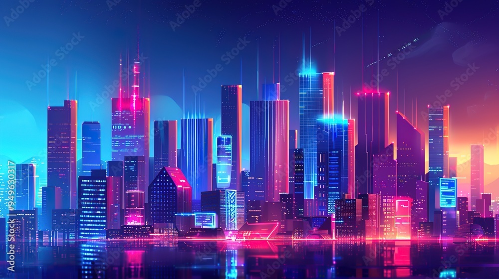futuristic city skyline wallpaper futuristic city skyline wallpaper