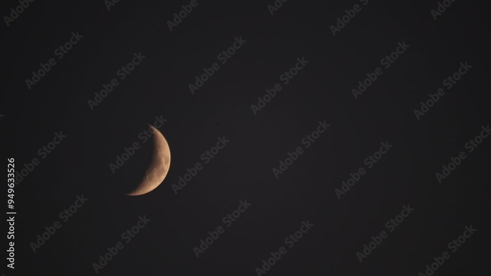 Time lapse of the moon at dusk. Time lapse of the moon at dusk.